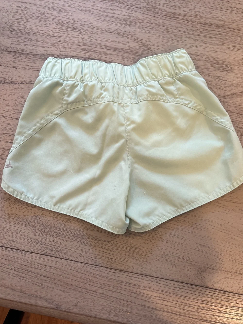 Old Navy Light Green Girls Athletic Shorts